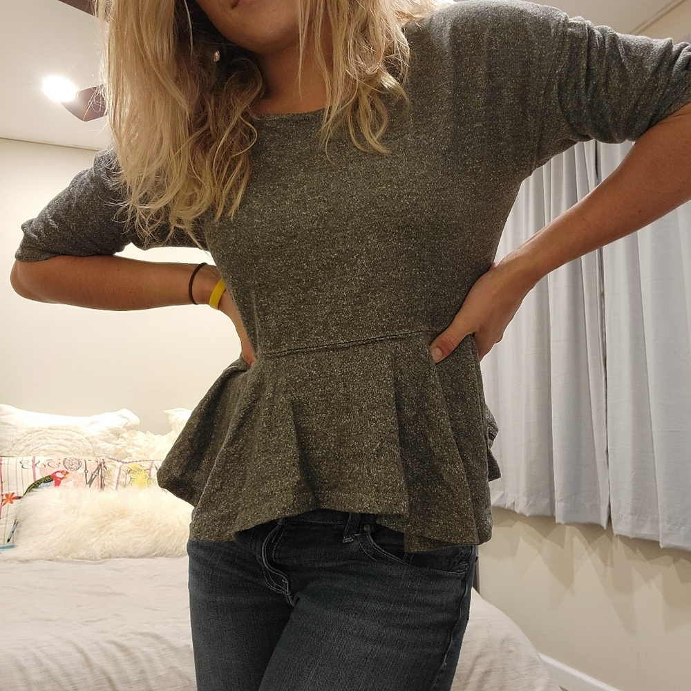 Saturday Sunday Peplum Top